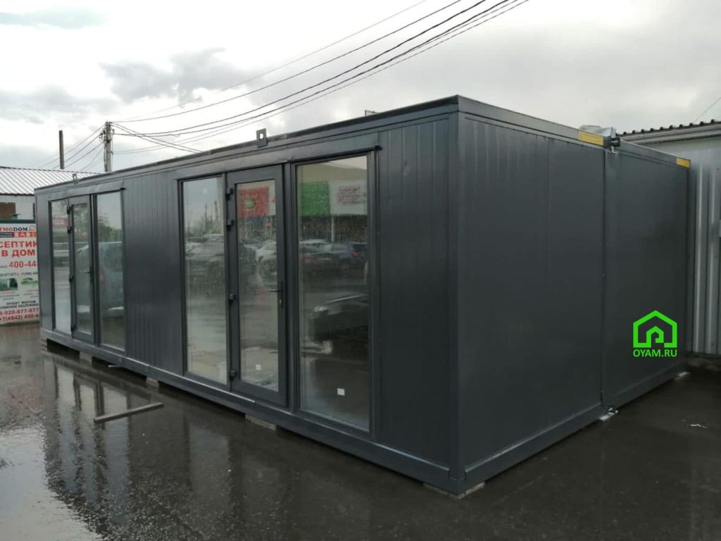 Монтаж модульного здания 9х4.8