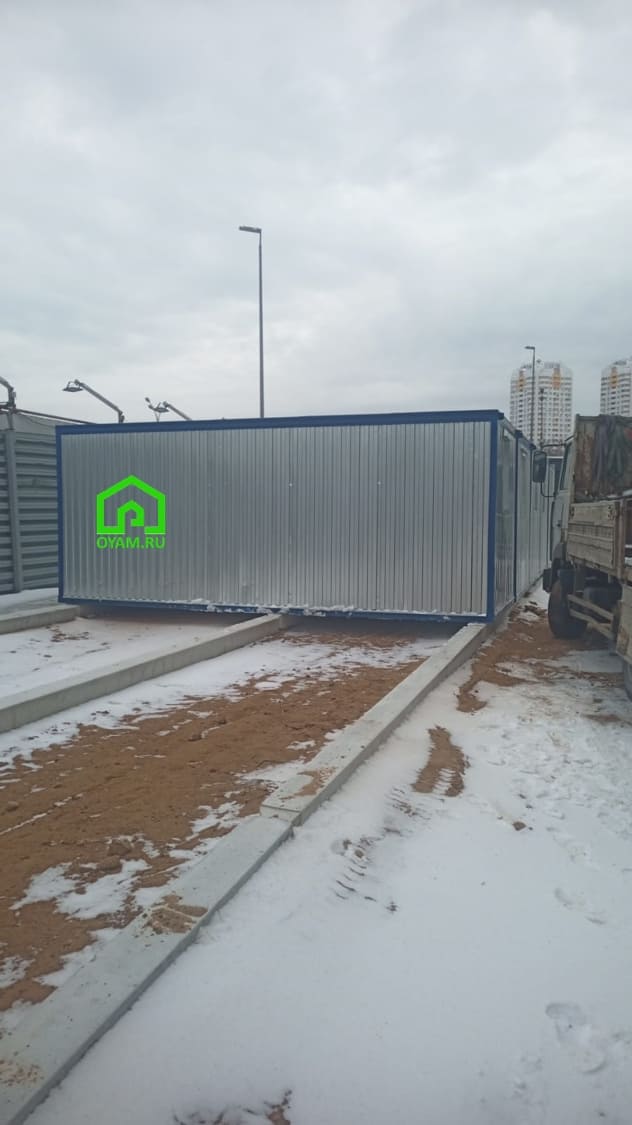 Монтаж модульного здания